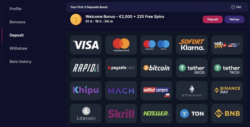 Review van de NV Casino-website